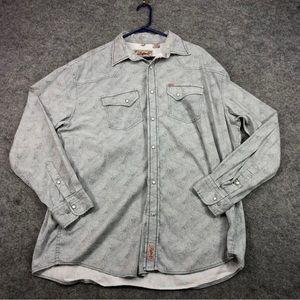 Rafter C Pro Flex Performance XXL long sleeve paisley Pearl snap